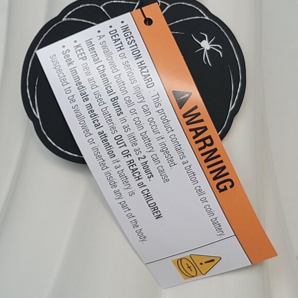 Martha Stewart Halloween Decor LED Lights Up White Ceramic Spooky Ghost 8.75 in - Picture 10 of 15